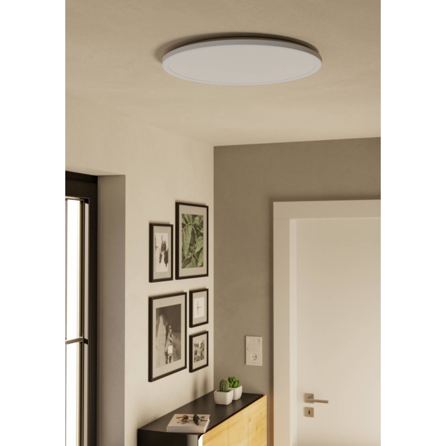 Eglo - Світлодіодний стельовий світильник для ванної кімнати LED/16,8W/230V 2700/4000/6500K діаметр 50 см IP44 білий