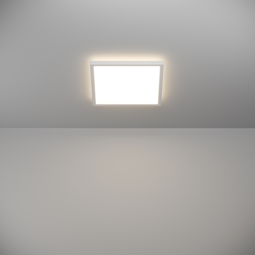 Eglo - Світлодіодний стельовий світильник для ванної кімнати LED/13,4W/230V 2700/4000/6500K 29x29 см IP44 білий