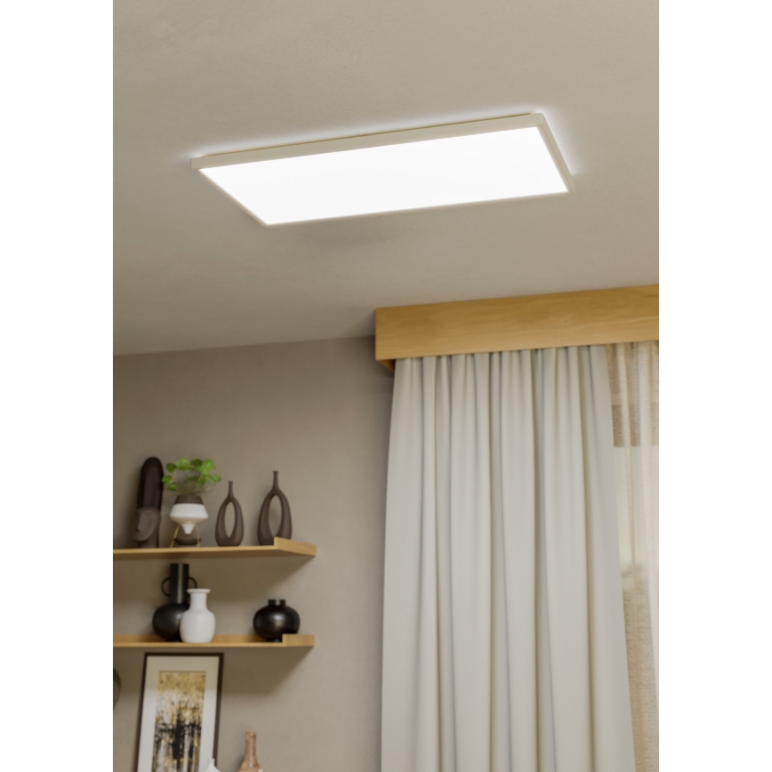 Eglo - Світлодіодний стельовий світильник для ванної кімнати LED/17,2W/230V 2700/4000/6500K 30x57 см IP44 білий