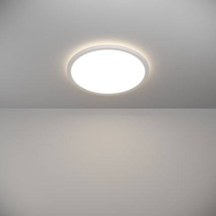 Eglo - Светодиодный уличный потолочный светильник с регулированием яркости LED/18,5W/230V 2700-6500K диаметр 38,9 см IP44 белый + дистанционное управление