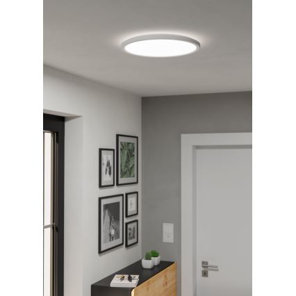 Eglo - Светодиодный уличный потолочный светильник с регулированием яркости LED/18,5W/230V 2700-6500K диаметр 38,9 см IP44 белый + дистанционное управление