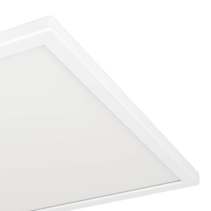 Eglo - Светодиодный уличный потолочный светильник с регулированием яркости LED/17,6W/230V 2700-6500K 39x39 см IP44 белый + дистанционное управление
