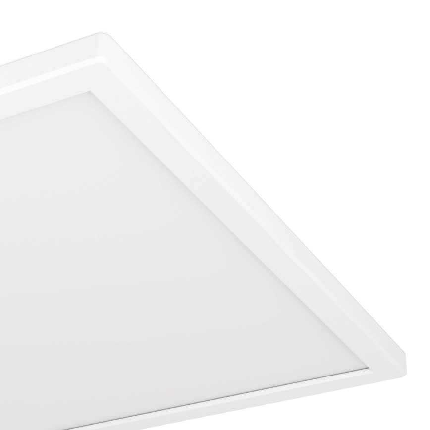 Eglo - Светодиодный уличный потолочный светильник с регулированием яркости LED/17,6W/230V 2700-6500K 39x39 см IP44 белый + дистанционное управление