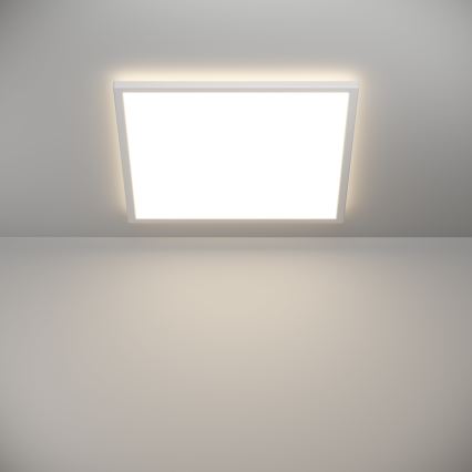 Eglo - Стельовий LED світильник для ванної з регулюванням яскравості LED/17W/230V 2700-6500K 50x50 см IP44 білий + пульт дистанційного керування
