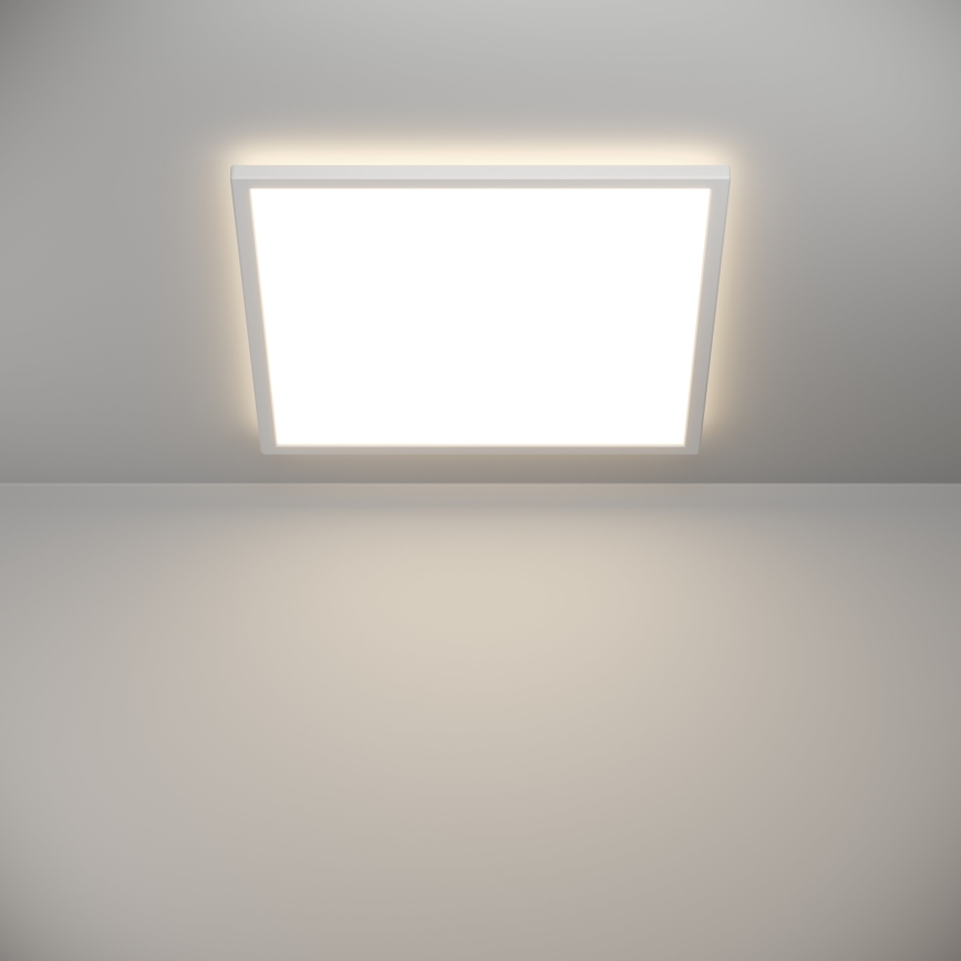 Eglo - Стельовий LED світильник для ванної з регулюванням яскравості LED/17W/230V 2700-6500K 50x50 см IP44 білий + пульт дистанційного керування