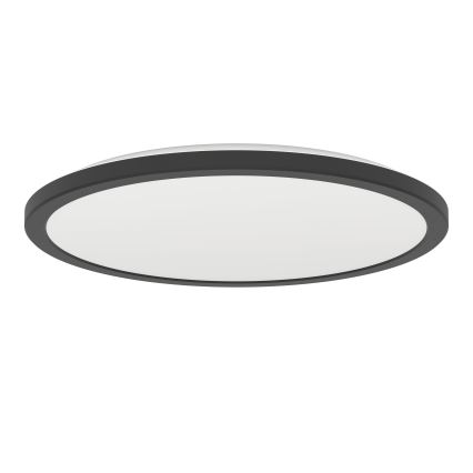 Eglo - LED RGBW Стельовий світильник для ванної з регулюванням яскравості LED/18,5W/230V 2700-6500K діаметр 38,9см IP44 чорний ZigBee