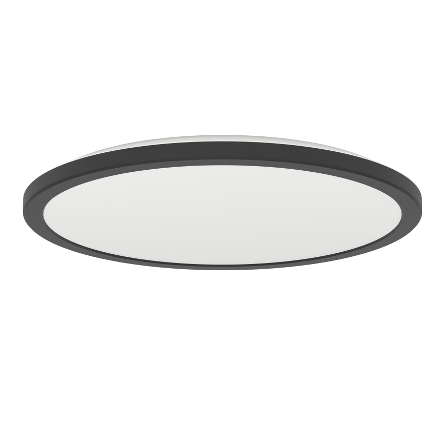 Eglo - LED RGBW Стельовий світильник для ванної з регулюванням яскравості LED/18,5W/230V 2700-6500K діаметр 38,9см IP44 чорний ZigBee