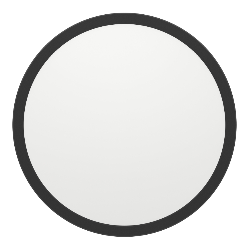 Eglo - Светодиодный уличный потолочный RGBW-светильник с регулированием яркости LED/18,5W/230V 2700-6500K диаметр 38,9 см IP44 черный ZigBee