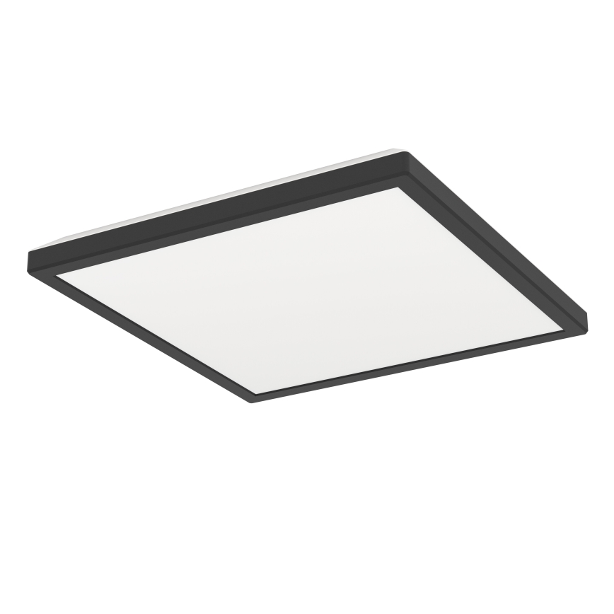 Eglo - LED RGBW Стельовий світильник для ванної з регулюванням яскравості LED/13,4W/230V 2700-6500K 29x29 см IP44 чорний