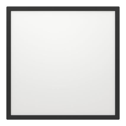 Eglo - LED RGBW Стельовий світильник для ванної з регулюванням яскравості LED/17W/230V 2700-6500K 50x50см IP44 чорний ZigBee