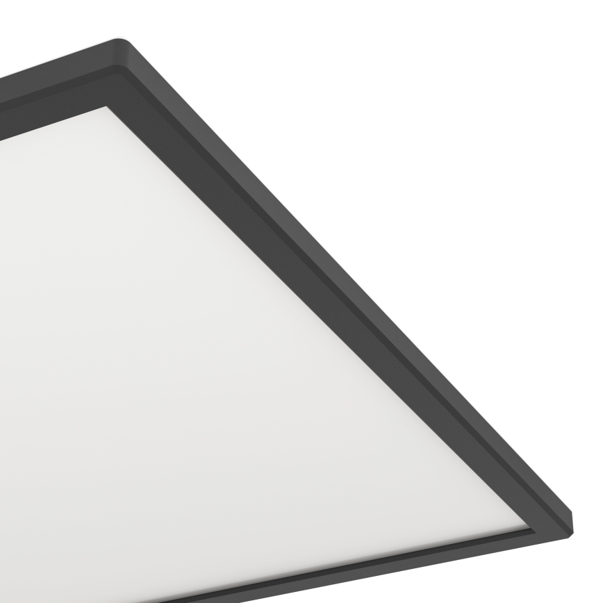 Eglo - LED RGBW Стельовий світильник для ванної з регулюванням яскравості LED/17W/230V 2700-6500K 50x50см IP44 чорний ZigBee