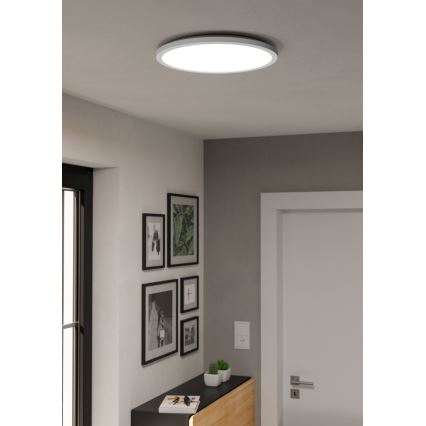 Eglo - LED RGBW Стельовий світильник для ванної з регулюванням яскравості LED/18,5W/230V 2700-6500K діаметр 38,9см IP44 білий ZigBee