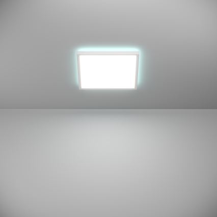 Eglo - LED RGBW Стельовий світильник для ванної з регулюванням яскравості LED/13,4W/230V 2700-6500K 29x29 см IP44 білий ZigBee
