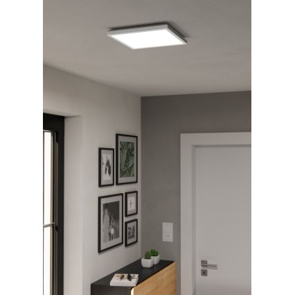 Eglo - LED RGBW Стельовий світильник для ванної з регулюванням яскравості LED/13,4W/230V 2700-6500K 29x29 см IP44 білий ZigBee