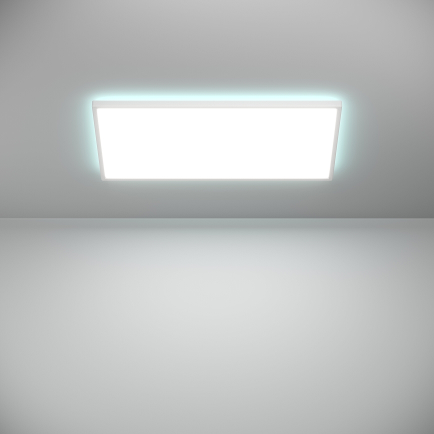 Eglo - LED RGBW Стельовий світильник для ванної з регулюванням яскравості LED/17,2W/230V 2700-6500K 30x57см IP44 білий ZigBee