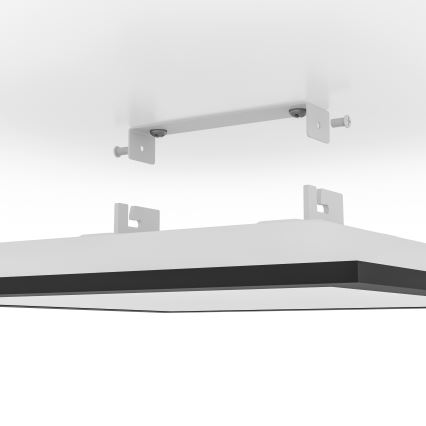 Eglo - світлодіодний RGBW стельовий світильник з регульованою яскравістю LED/14 Вт/230 В 2700-6500 К 30x30 см чорний