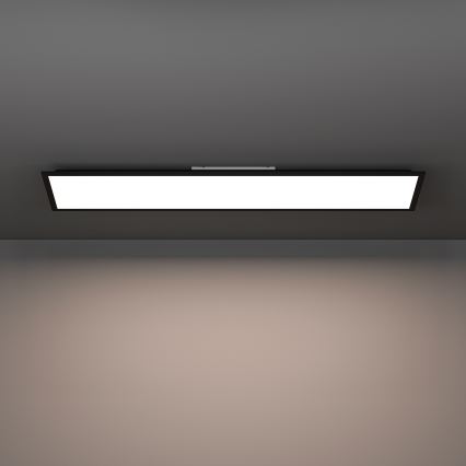 Eglo - LED RGBW димована накладна світлодіодна панель LED/28W/230V 2700-6500K 120x15 cm чорна