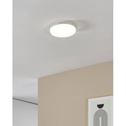 Eglo - LED стельовий світильник для ванної кімнати LED/16,5W/230V 2700/4000/6500K діам. 26 см IP54 білий
