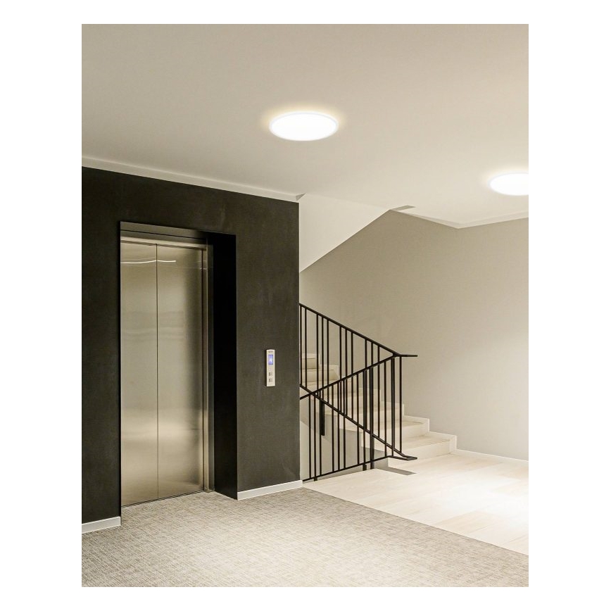 Eglo - LED стельовий світильник для ванної кімнати LED/20,2W/230V, діам. 39 cm, IP54, білий