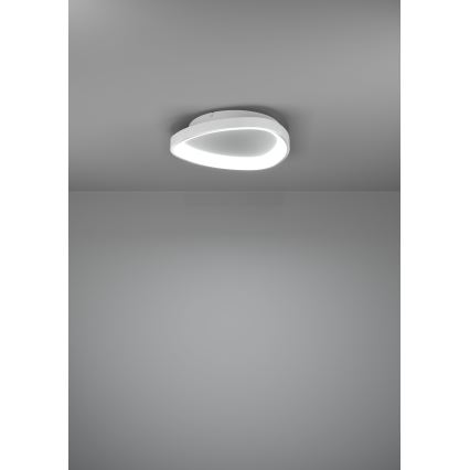 Eglo - Світлодіодний стельовий світильник з регулюванням яскравості LED/12W/230V 2700-6500K білий + пульт дистанційного керування