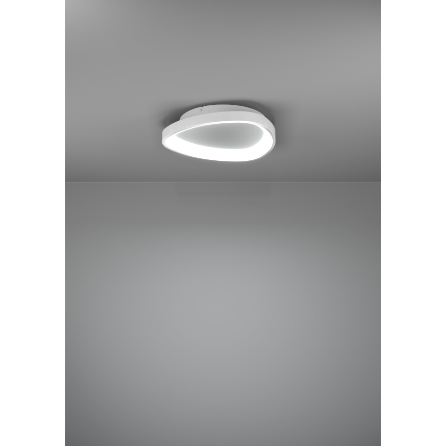 Eglo - Світлодіодний стельовий світильник з регулюванням яскравості LED/12W/230V 2700-6500K білий + пульт дистанційного керування