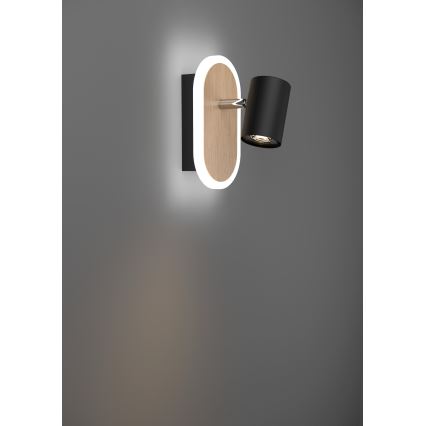 Eglo - LED Настінний точковий світильник LED/7W/230V коричневий/чорний