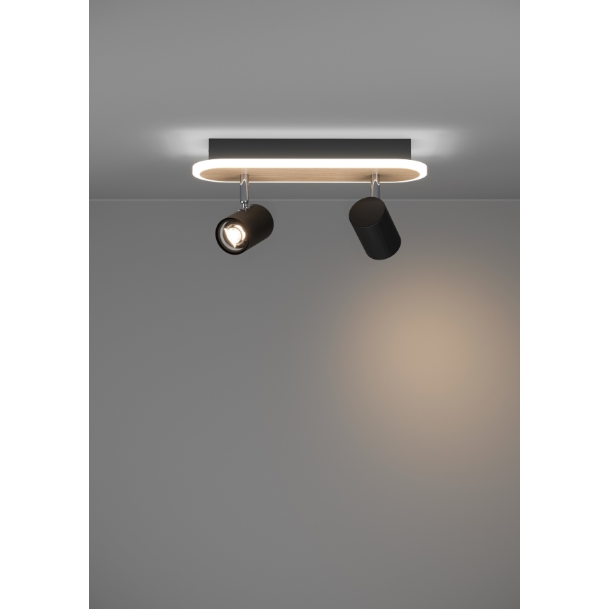 Eglo - LED точковий світильник LED/12W/230V коричневий/чорний