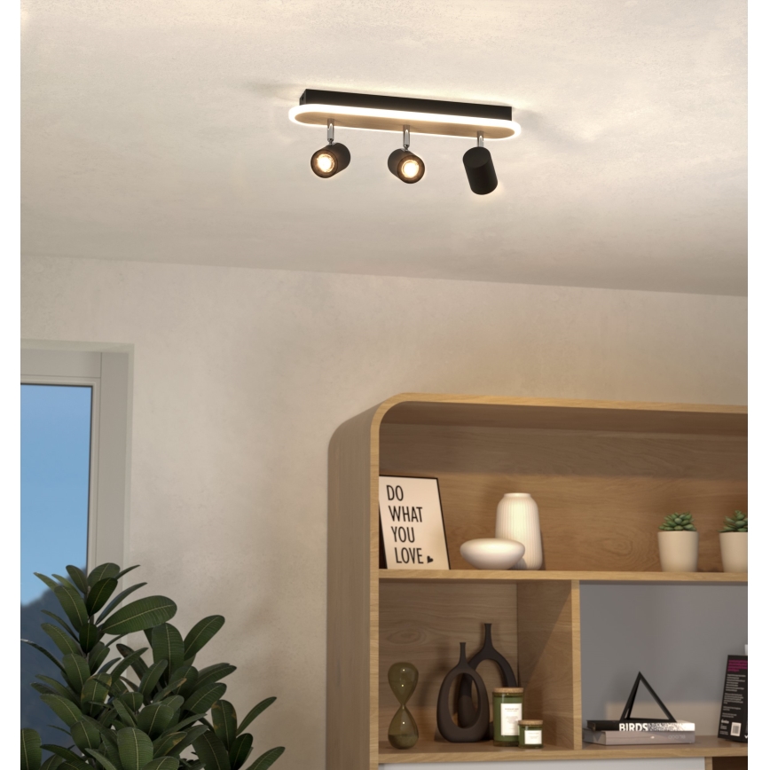 Eglo - точечный светильник LED/20W/230V коричневый/чёрный