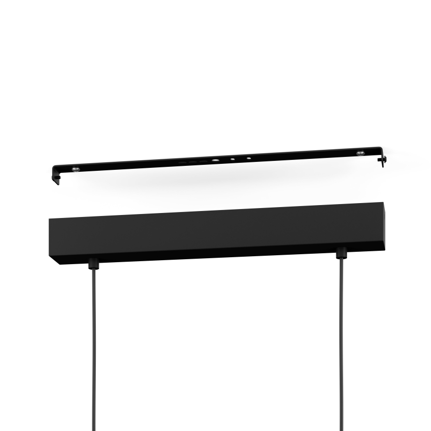 Eglo - Диммируемая светодиодная подвесная люстра на тросе 2xLED/12,5W/230V+LED/15,5W 3000K бежевый/черный