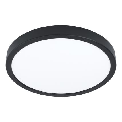 Eglo - LED RGBW Димований стельовий світильник для ванної кімнати LED/17,5W/230V 2700-6500K діаметр 38,9 см IP44 чорний