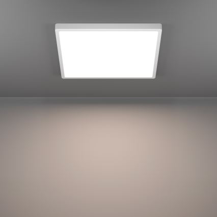 Eglo - Диммируемый потолочный светильник для ванной LED RGBW, 17,8W, 230V, 2700-6500K, диаметр 39 см, IP44, белый