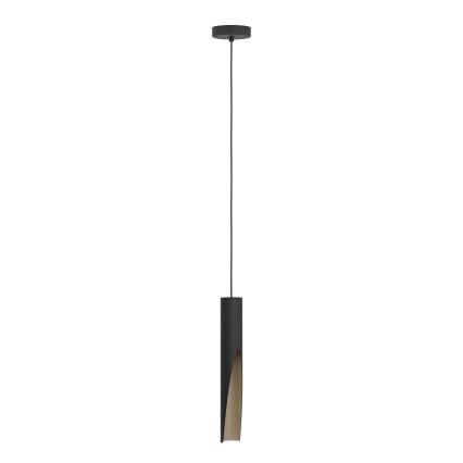 Eglo - Светодиодная подвесная люстра 1xGU10/4,5W/230V 3000K черный/коричневый