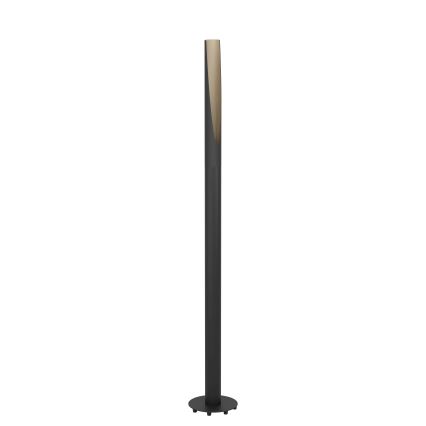Eglo  - Світлодіодний торшер 1xGU10/4,5W/230V 3000K чорний/коричневий