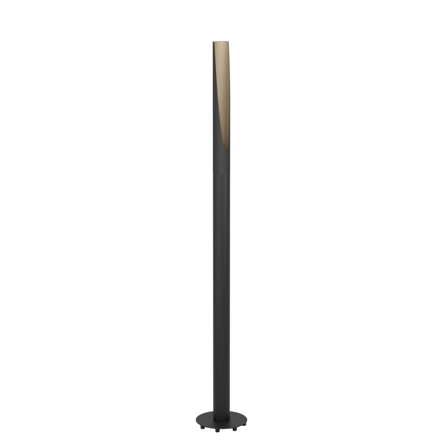 Eglo  - Світлодіодний торшер 1xGU10/4,5W/230V 3000K чорний/коричневий