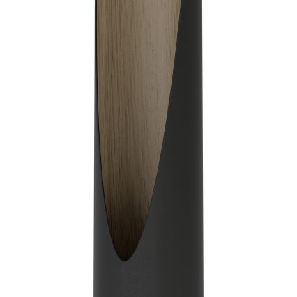 Eglo  - Світлодіодний торшер 1xGU10/4,5W/230V 3000K чорний/коричневий