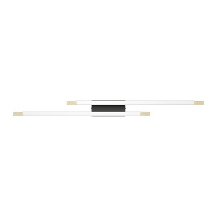 Eglo - Светодиодный потолочный светильник с регулированием яркости 2xLED/10W/230V 3000K черный/бежевый