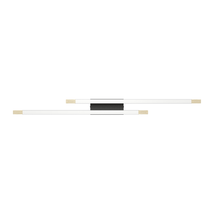 Eglo - Світлодіодний стельовий світильник з регулюванням яскравості 2xLED/10W/230V 3000K чорний/бежевий