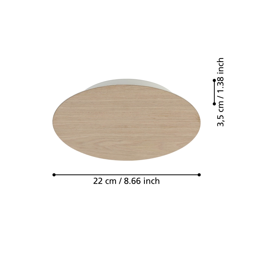 Eglo - Світлодіодний настінний світильник LED/9,2W/230V 3000K бежевий