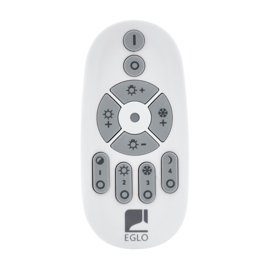 Eglo - Светодиодный потолочный светильник с регулированием яркости 2xLED/17W/230V +1xLED/4,2W 2700-6500K + дистанционное управление