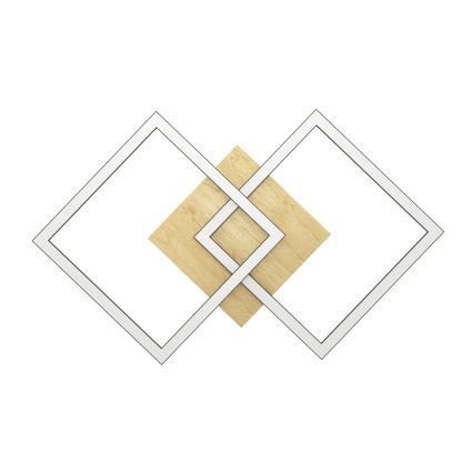 Eglo - Светодиодная припотолочная люстра с регулированием яркости 4xLED/32W/230V 2700-6500K коричневый/черный