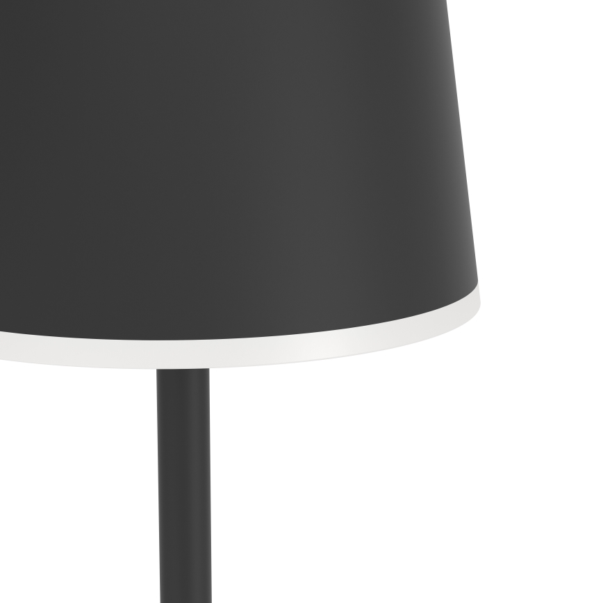 Eglo - LED Вуличний акумуляторний торшер з регулюванням яскравості LED/4,3W/5V 2400/3000/4000K IP54 чорний