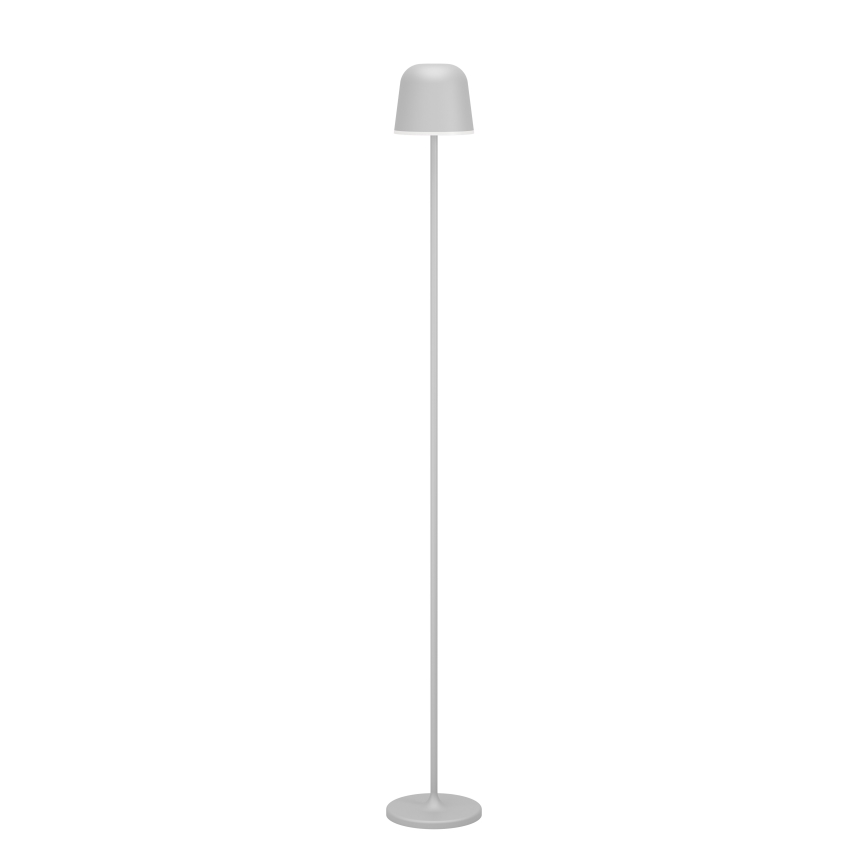 Eglo - Светодиодный уличный аккумуляторный торшер с регулированием яркости LED/4,3W/5V 2400/3000/4000K IP54 серый