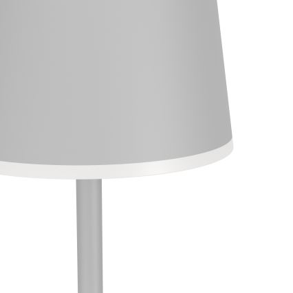 Eglo - Светодиодный уличный аккумуляторный торшер с регулированием яркости LED/4,3W/5V 2400/3000/4000K IP54 серый