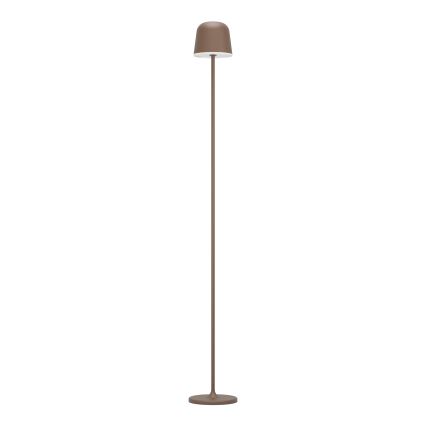 Eglo - LED Вуличний акумуляторний торшер з регулюванням яскравості LED/4,3W/230V 2400/3000/4000K IP54 коричневий
