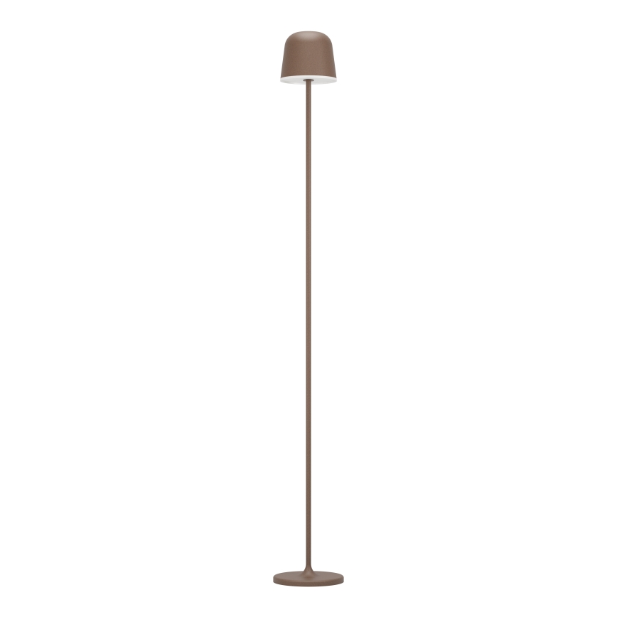 Eglo - LED Вуличний акумуляторний торшер з регулюванням яскравості LED/4,3W/230V 2400/3000/4000K IP54 коричневий