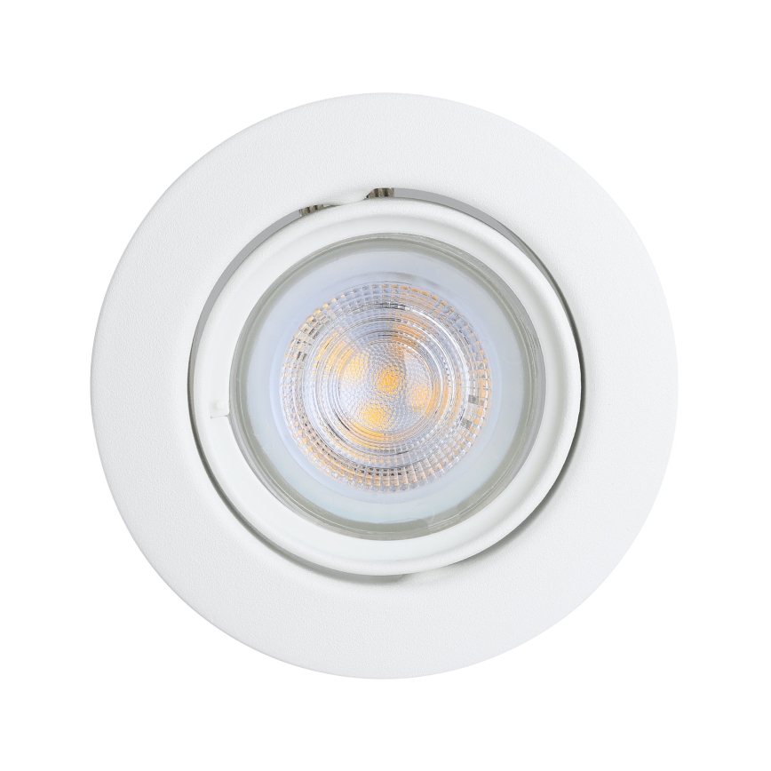 Eglo - НАБОР 3x Светодиодный встроенный светильник 1xGU10/4W/230V белый