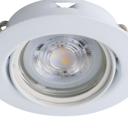 Eglo - НАБОР 3x Светодиодный встроенный светильник 1xGU10/4W/230V белый