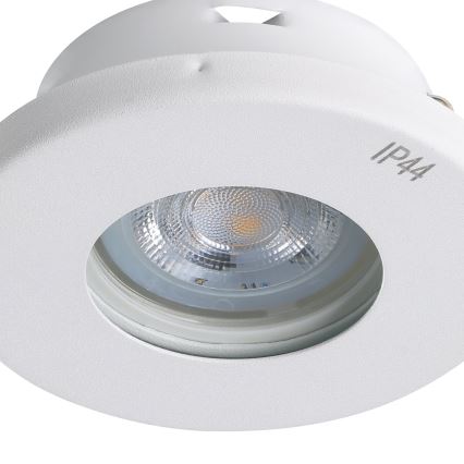 Eglo - НАБІР 3xLED Вбудований стельовий світильник для ванної 1xGU10/4W/230V IP44 білий