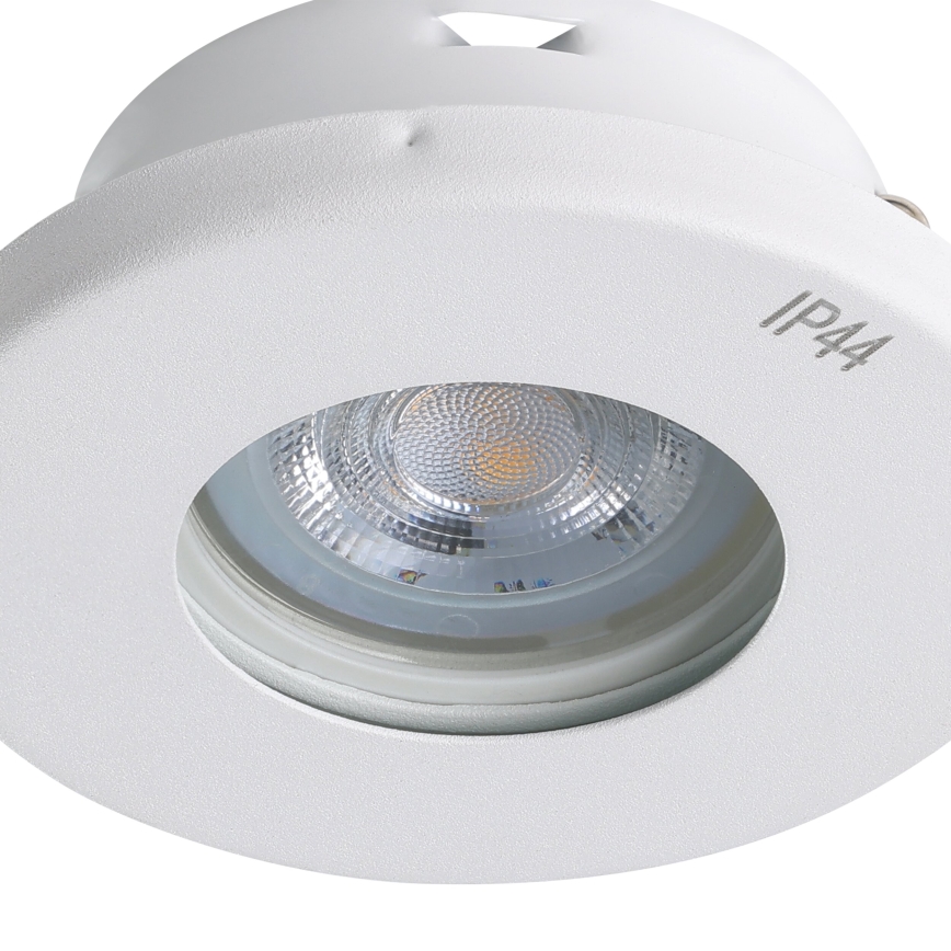 Eglo - НАБІР 3xLED Вбудований стельовий світильник для ванної 1xGU10/4W/230V IP44 білий