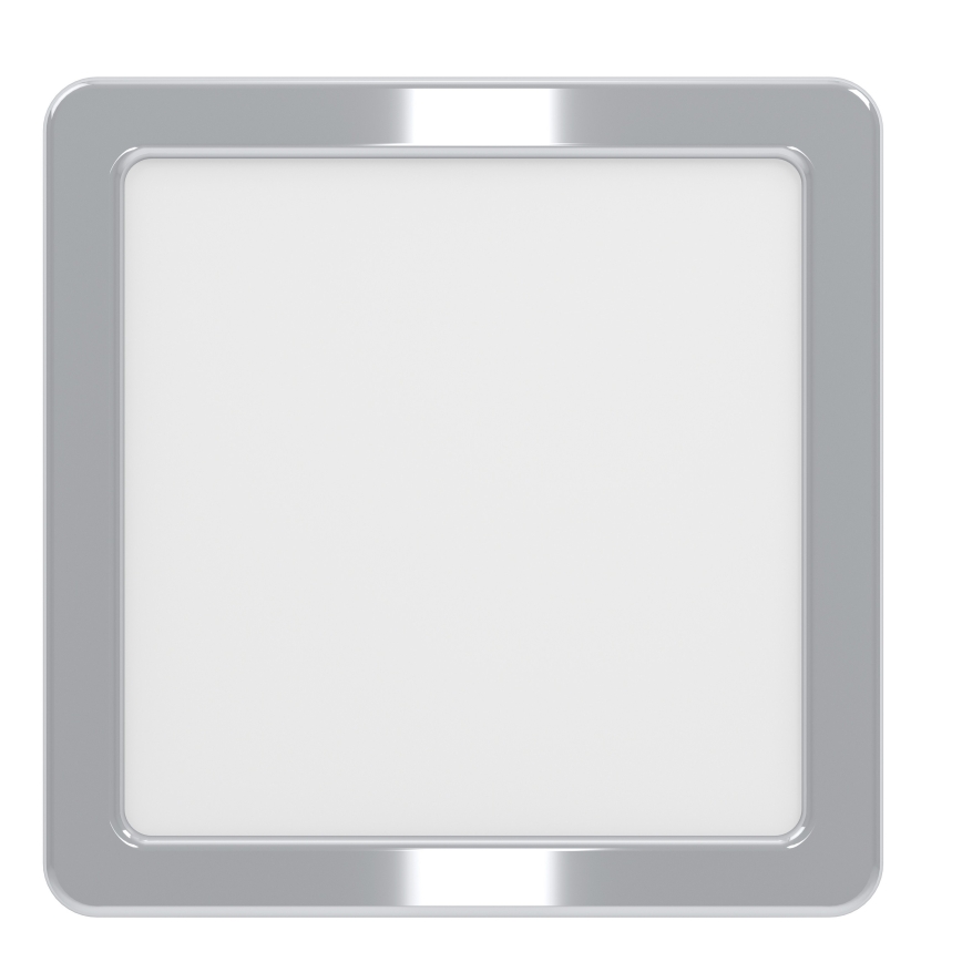 Eglo - стельовий світильник для ванної кімнати LED/7 Вт/230 В 2700/4000/6500 К 15x15 см IP44 блискучий хром